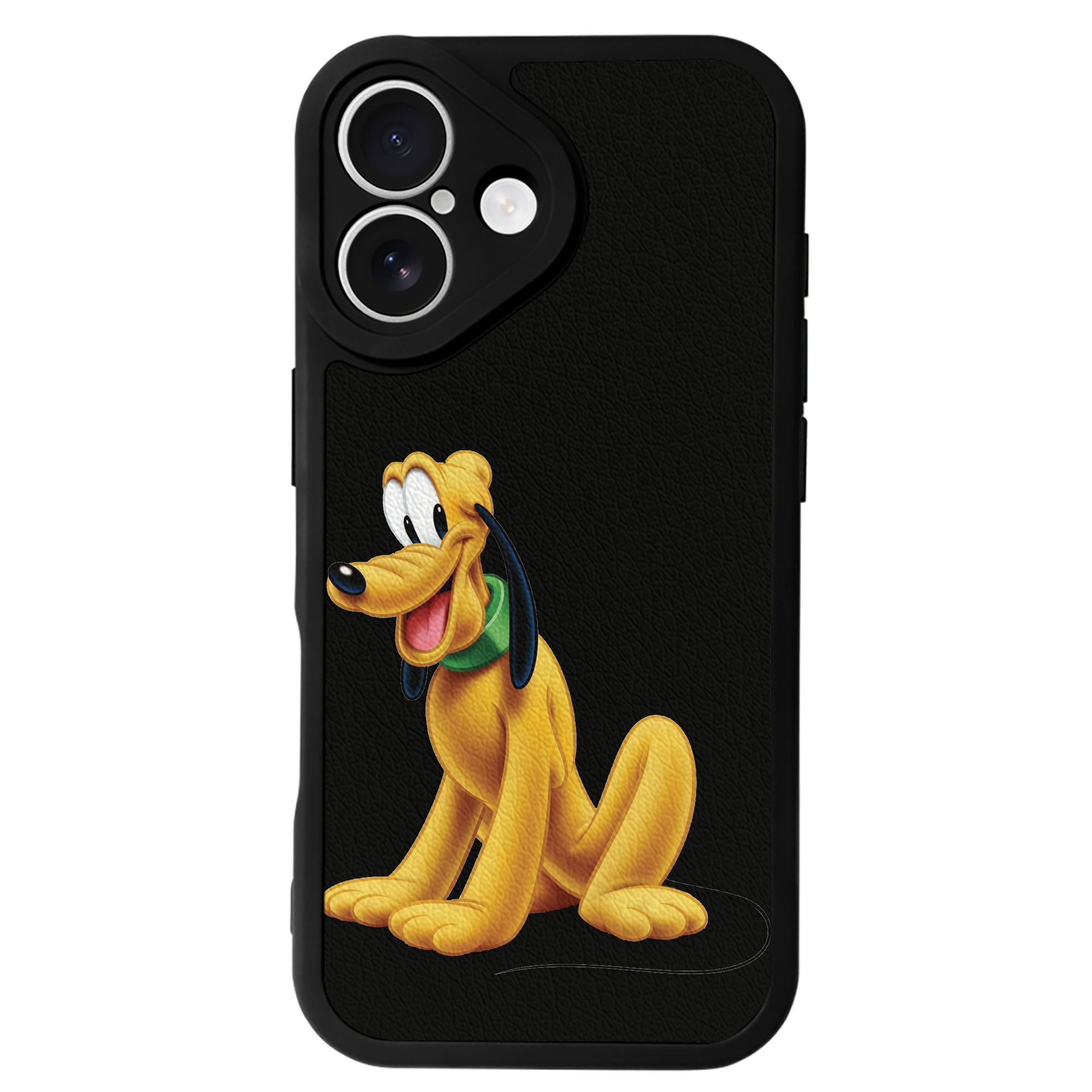 （画像用） ミッキーマウス Mickey Mouse 【iPhone 16シリーズ対応】シリコンスマホケース（レザー調） 材質：シリコン